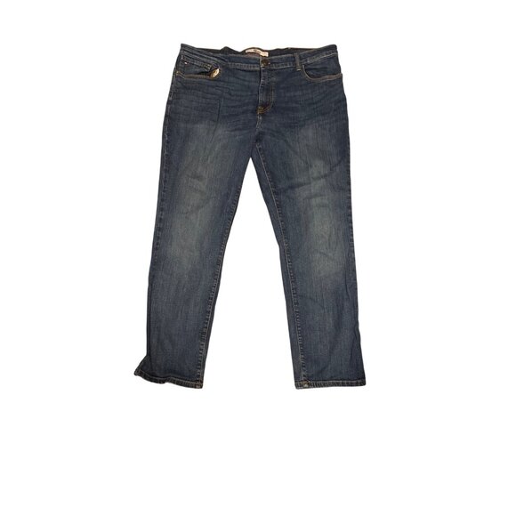 Tommy Hilfiger Men’s Straight Droite Relaxed Fit Blue Denim Jeans Size 38x30 - Picture 1 of 14